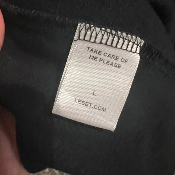 Leset brand cotton Black Maxi Dress size L (C102) - Picture 8 of 10